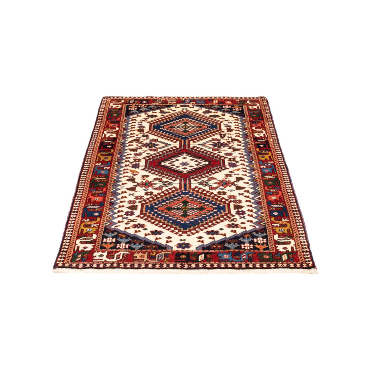 Perser Rug - Nomadic - 135 x 80 cm - cream