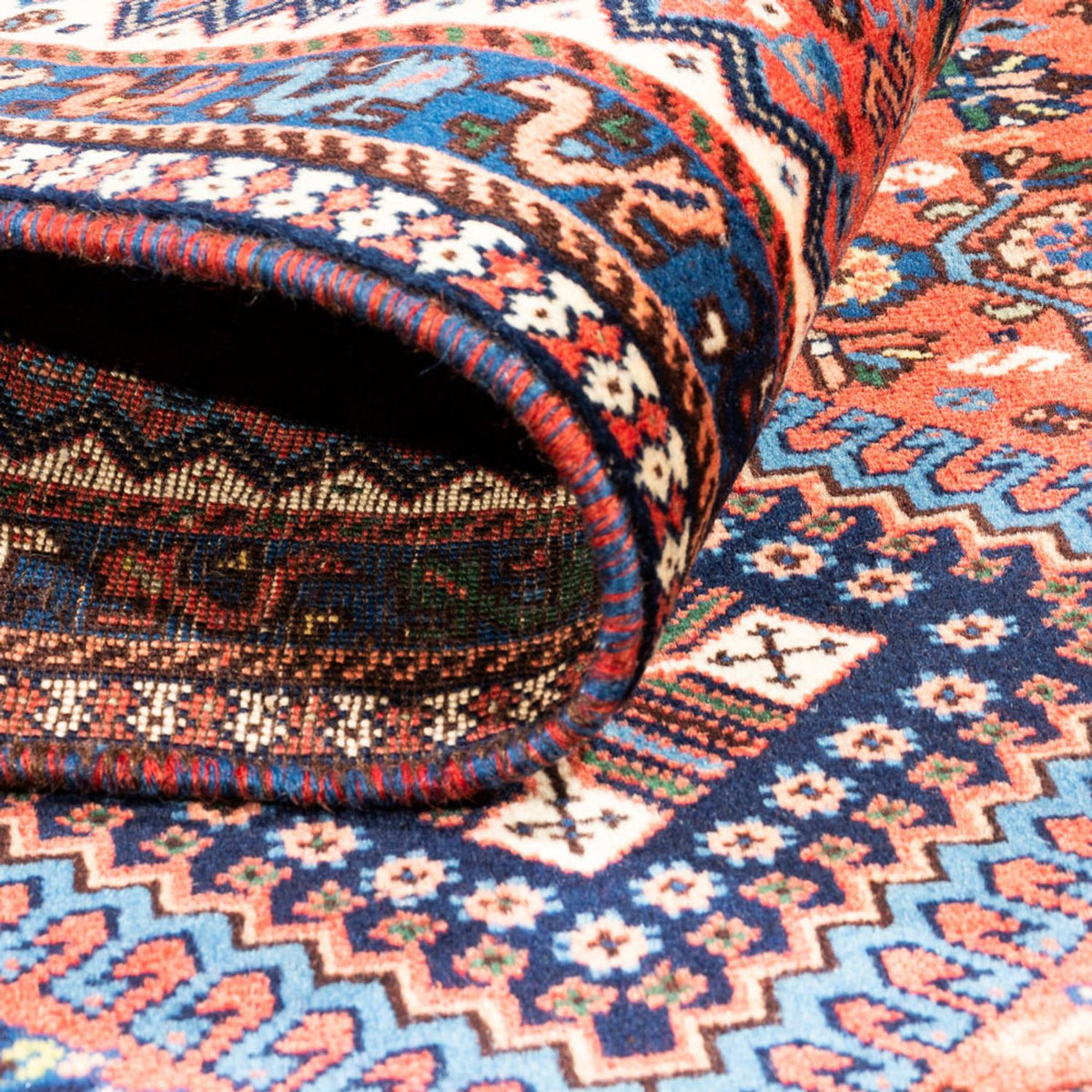 Perser Rug - Nomadic - 124 x 80 cm - red