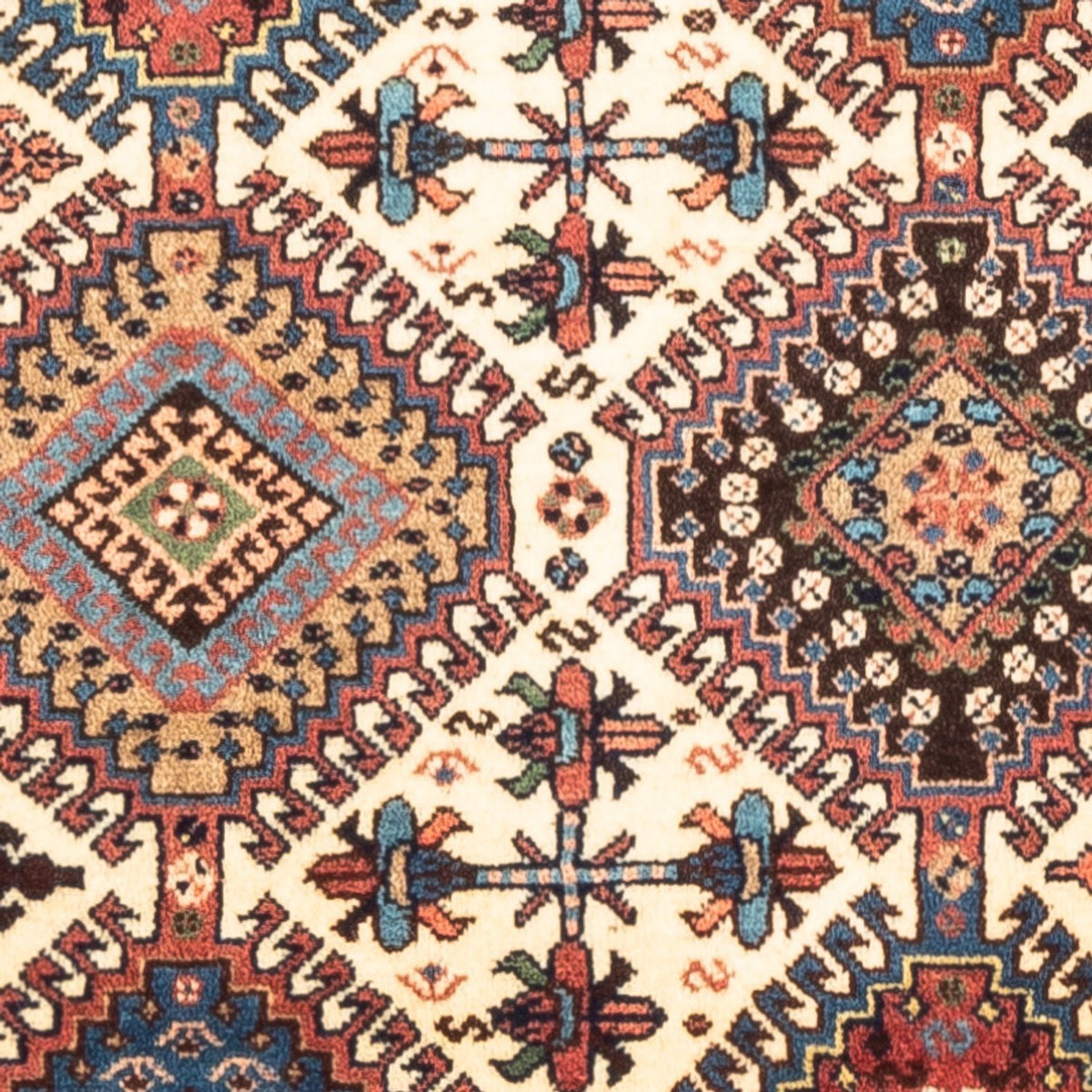 Perser Rug - Nomadic - 130 x 83 cm - cream