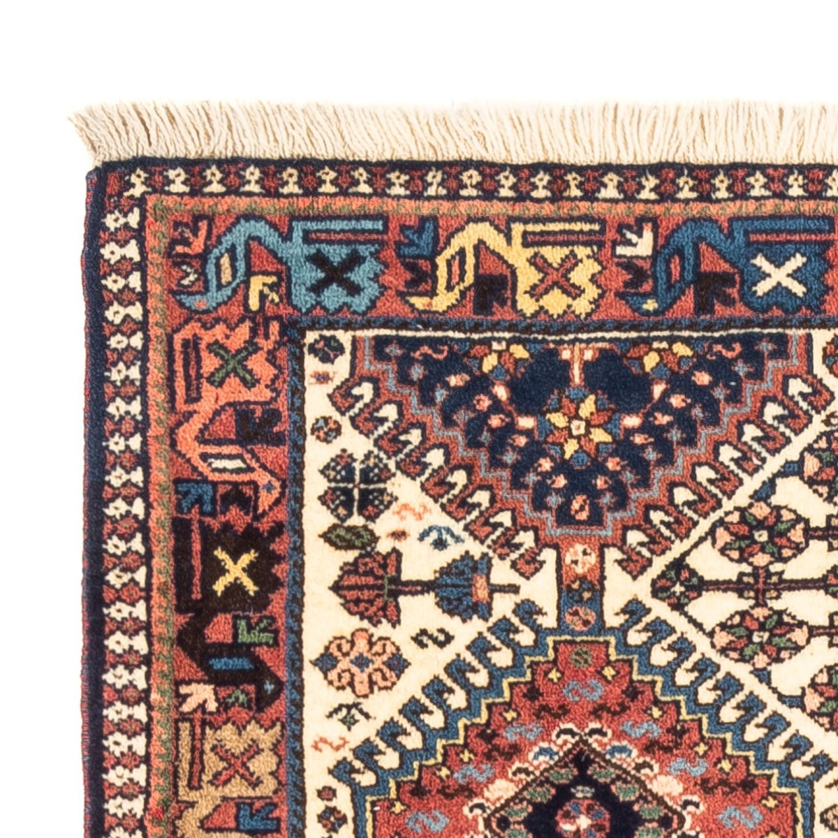 Perser Rug - Nomadic - 130 x 83 cm - cream