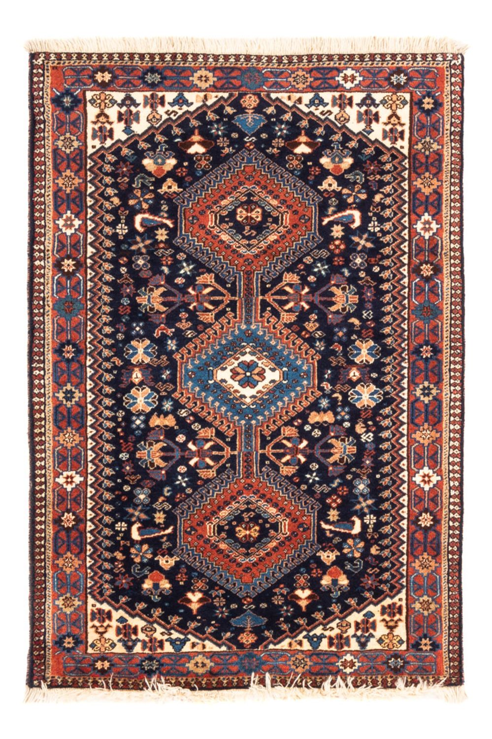 Perser Rug - Nomadic - 125 x 83 cm - dark blue