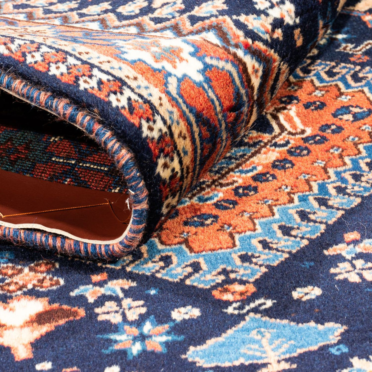 Perser Rug - Nomadic - 125 x 83 cm - dark blue