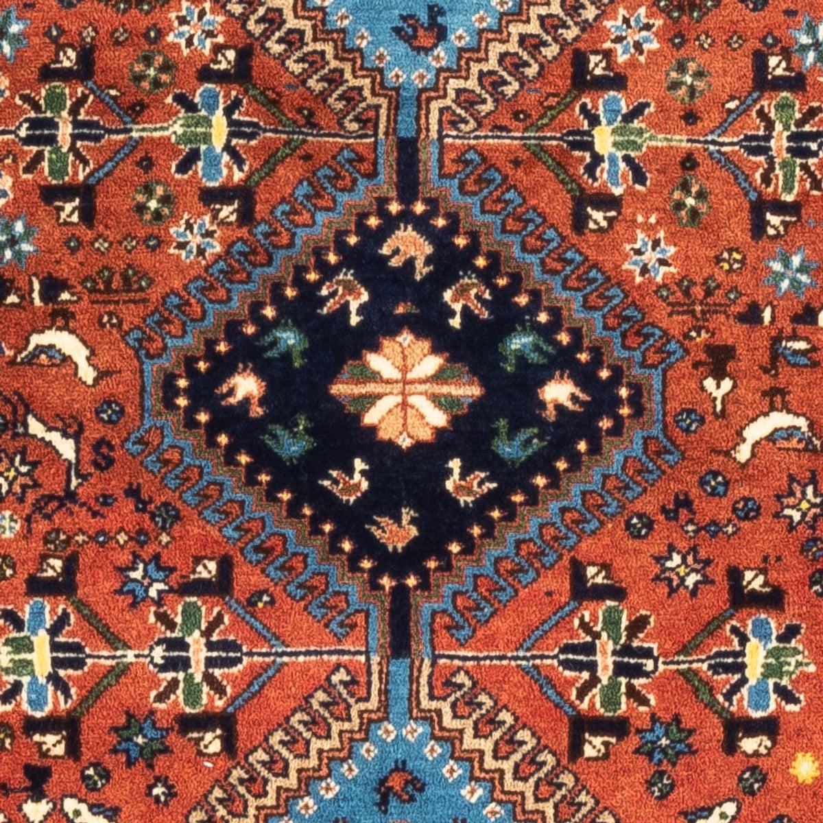 Perser Rug - Nomadic - 123 x 84 cm - red