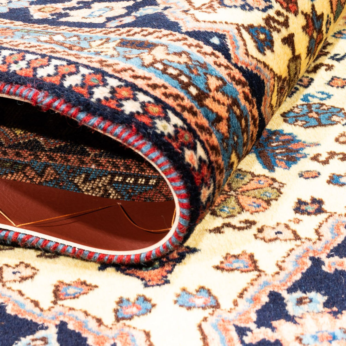 Perser Rug - Nomadic - 130 x 85 cm - yellow