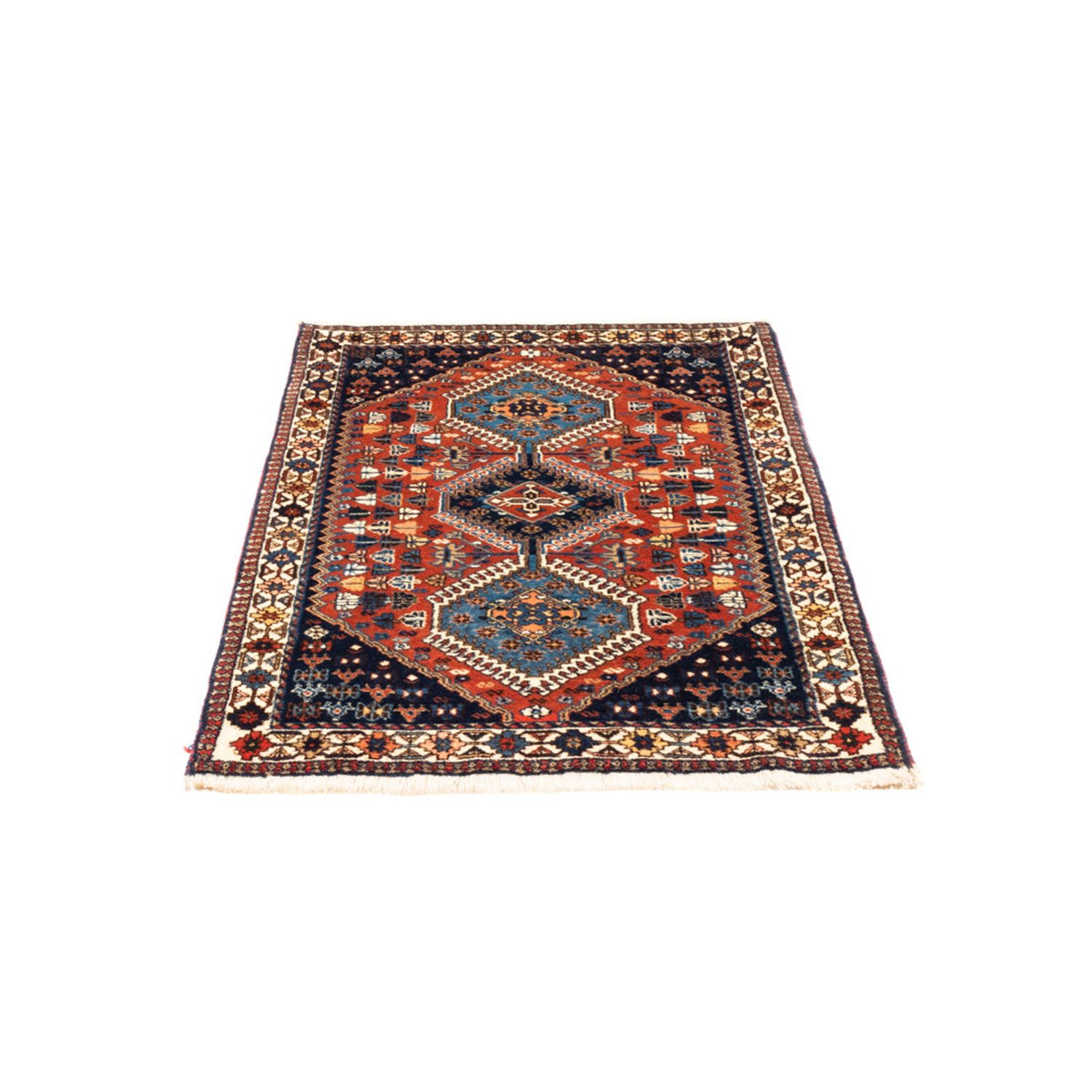 Perser Rug - Nomadic - 130 x 83 cm - red