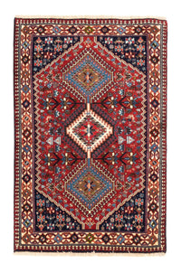 Perser Rug - Nomadic - 123 x 81 cm - red