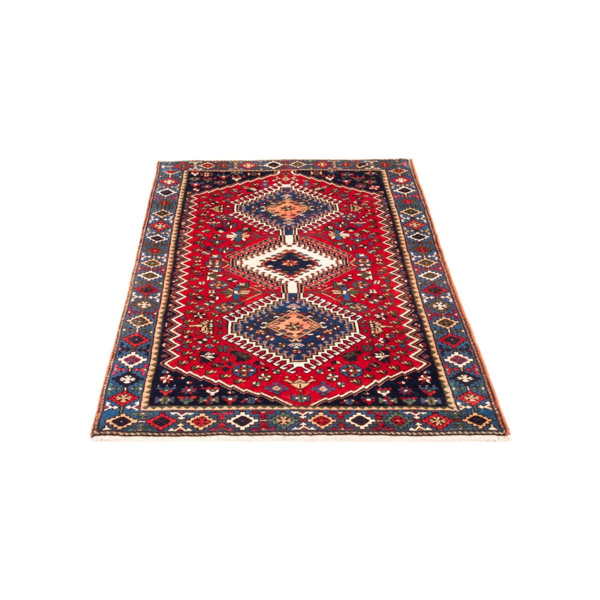Perser Rug - Nomadic - 128 x 74 cm - red