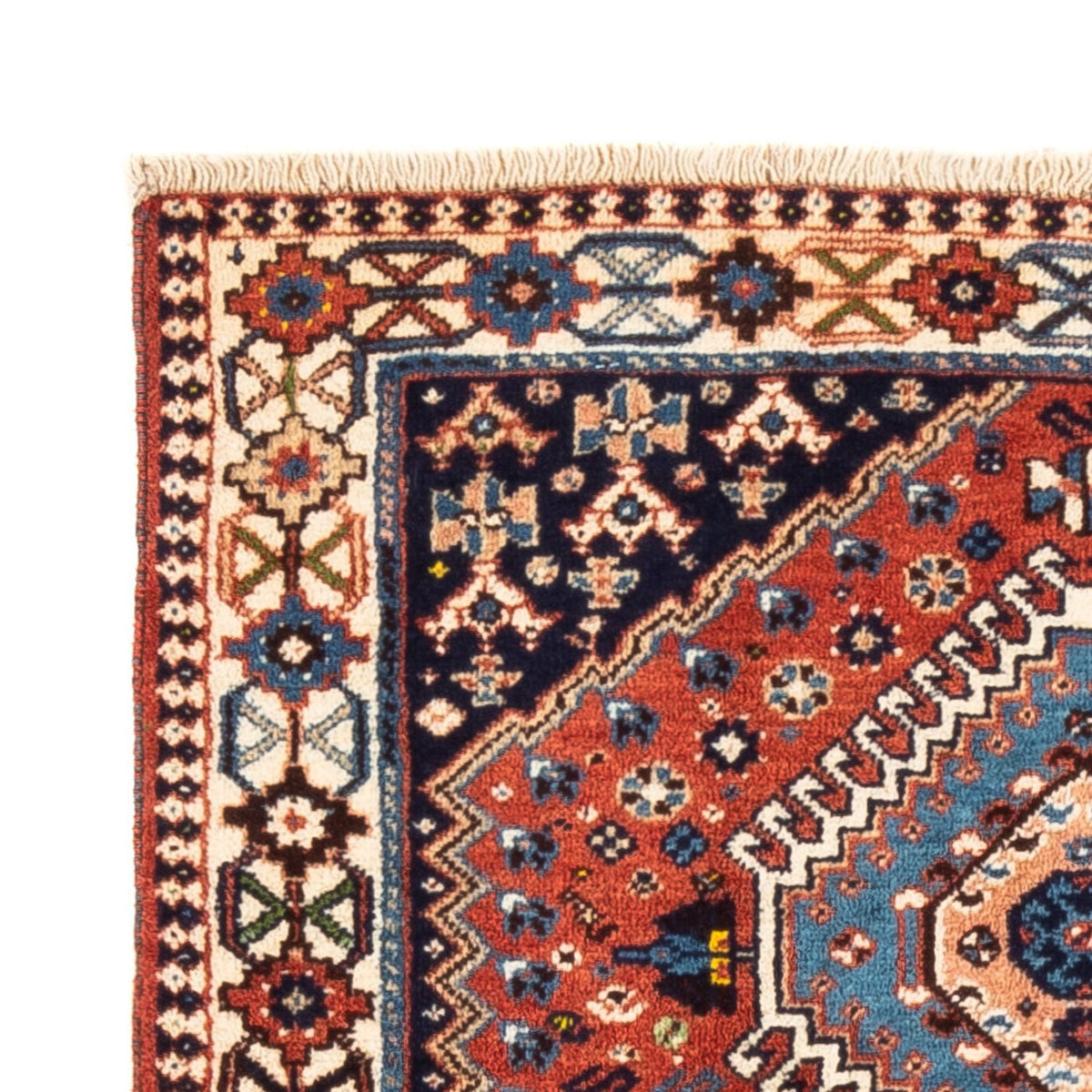 Perser Rug - Nomadic - 125 x 81 cm - red