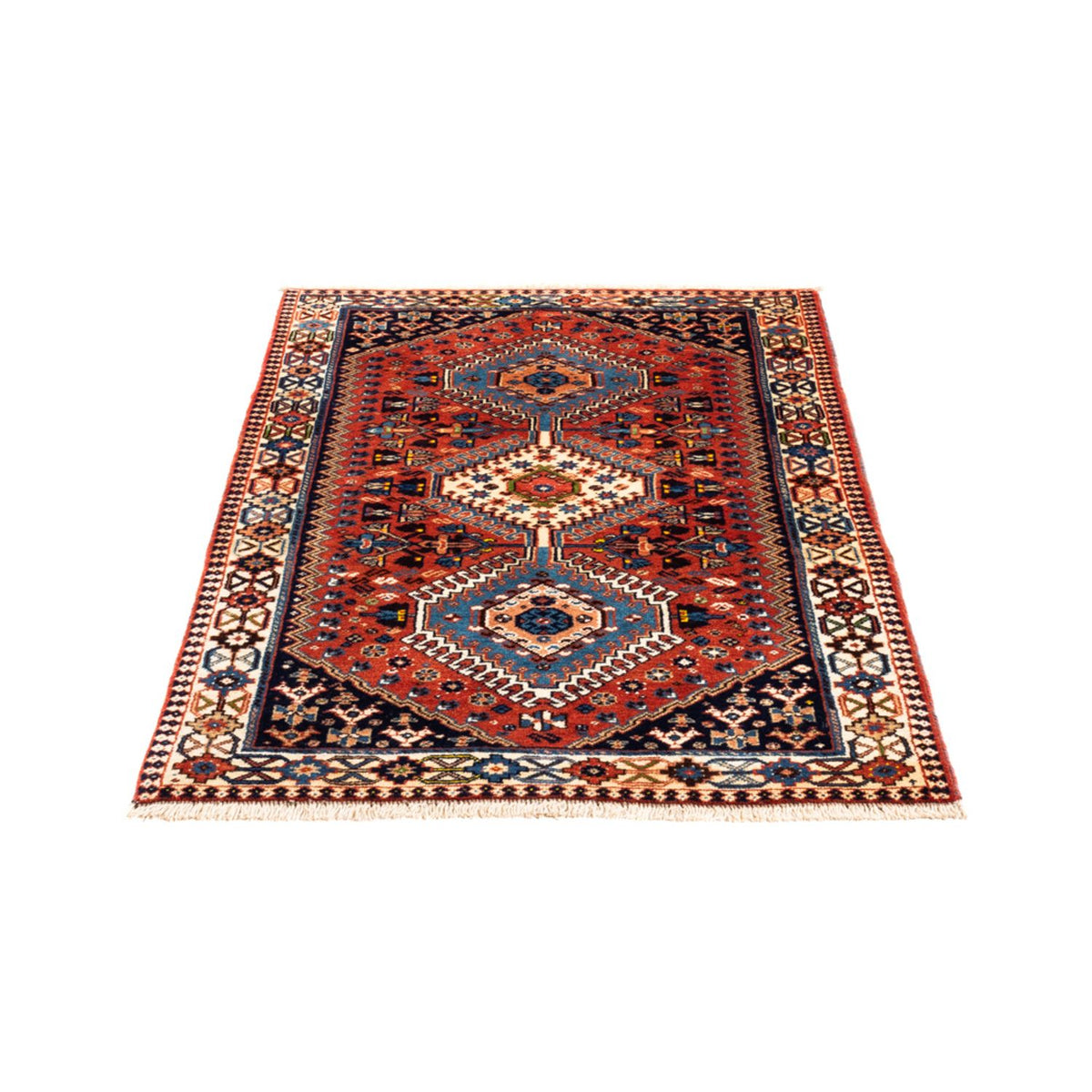 Perser Rug - Nomadic - 125 x 81 cm - red