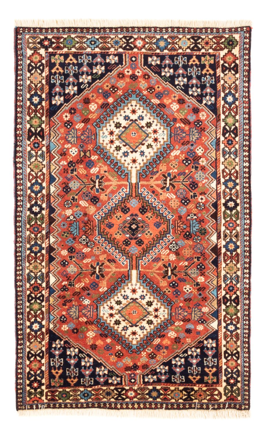 Perser Rug - Nomadic - 130 x 82 cm - red
