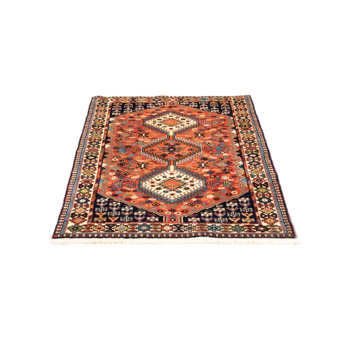 Perser Rug - Nomadic - 130 x 82 cm - red