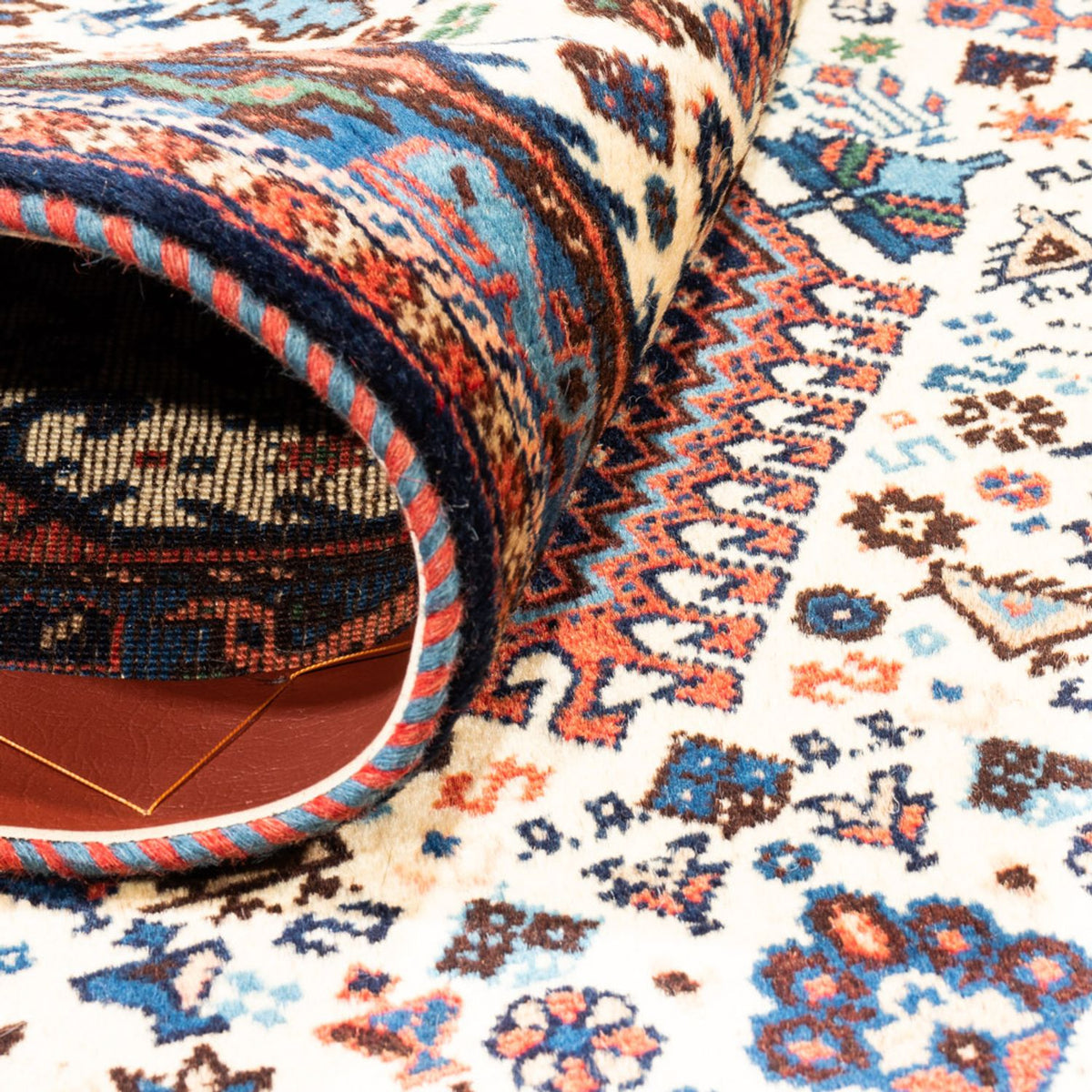 Perser Rug - Nomadic - 128 x 83 cm - cream