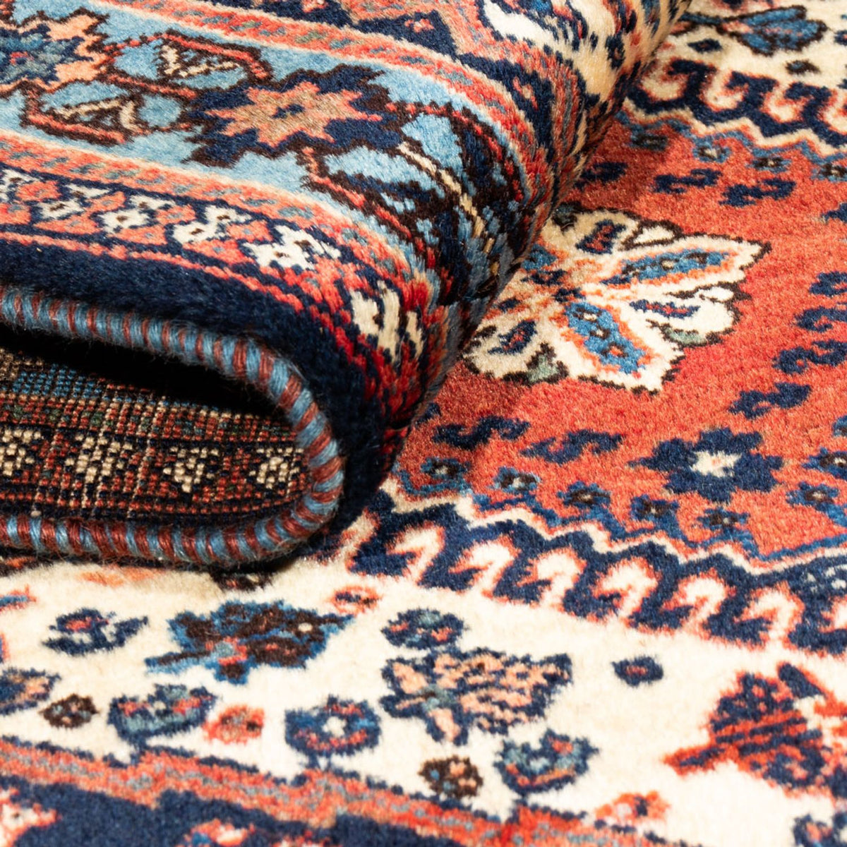 Perser Rug - Nomadic - 128 x 82 cm - cream