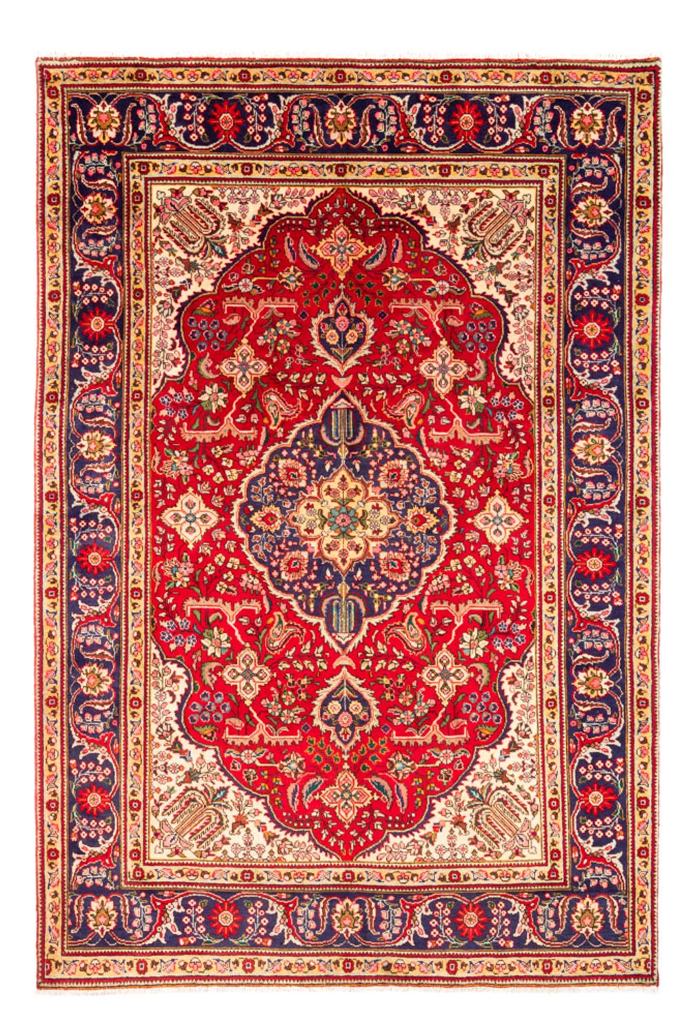 Perser Rug - Tabriz - 296 x 197 cm - red