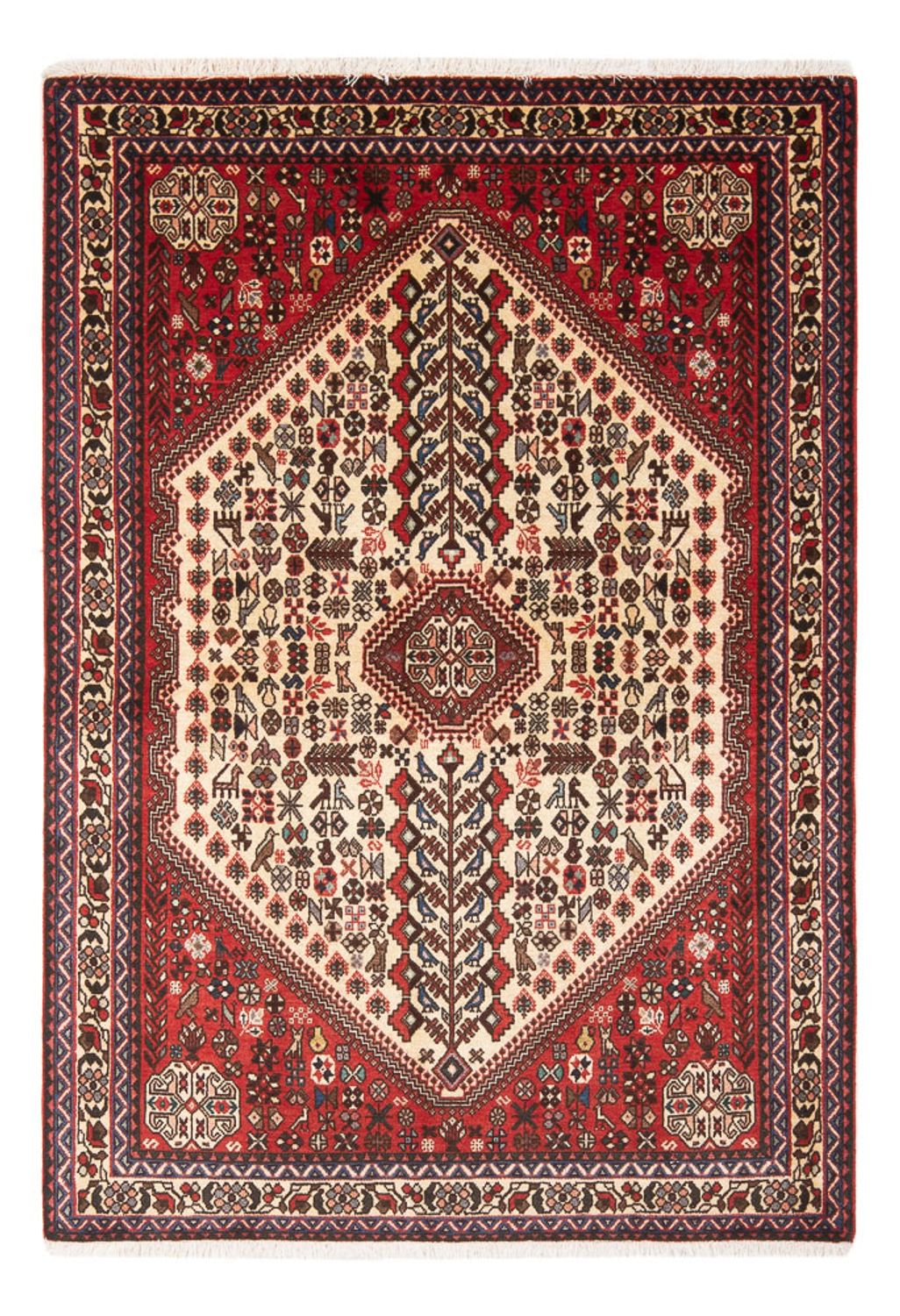 Perser Rug - Nomadic - 155 x 103 cm - cream