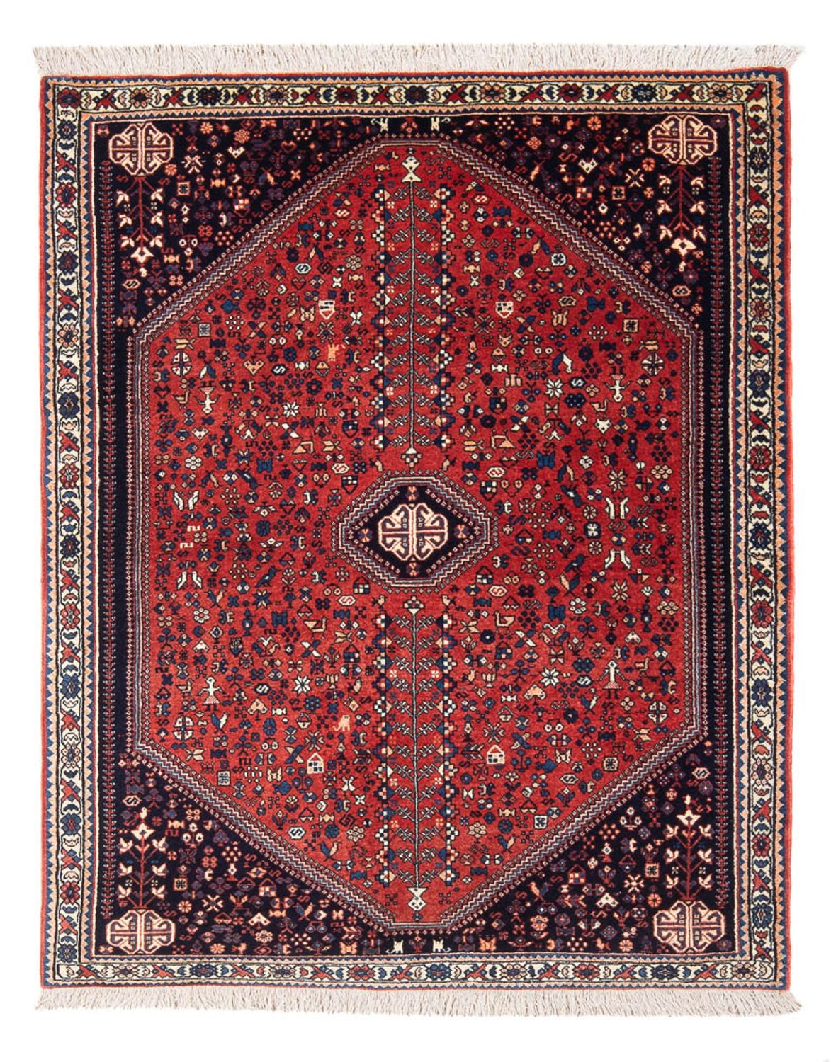 Perser Rug - Nomadic - 152 x 106 cm - red