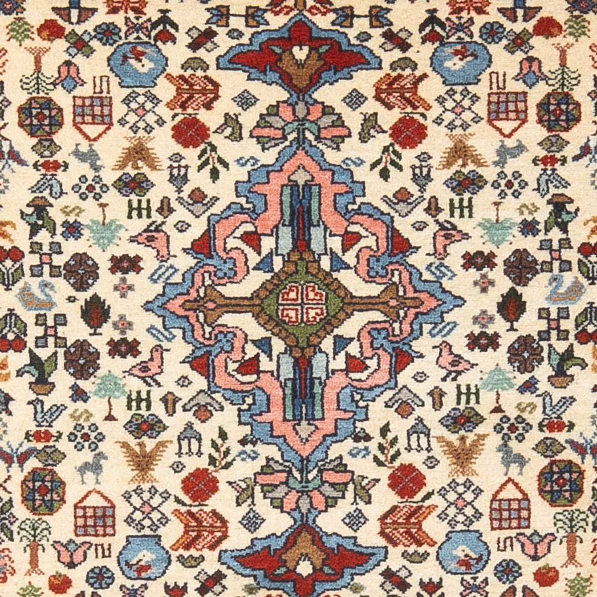 Perser Rug - Nomadic - 156 x 97 cm - cream