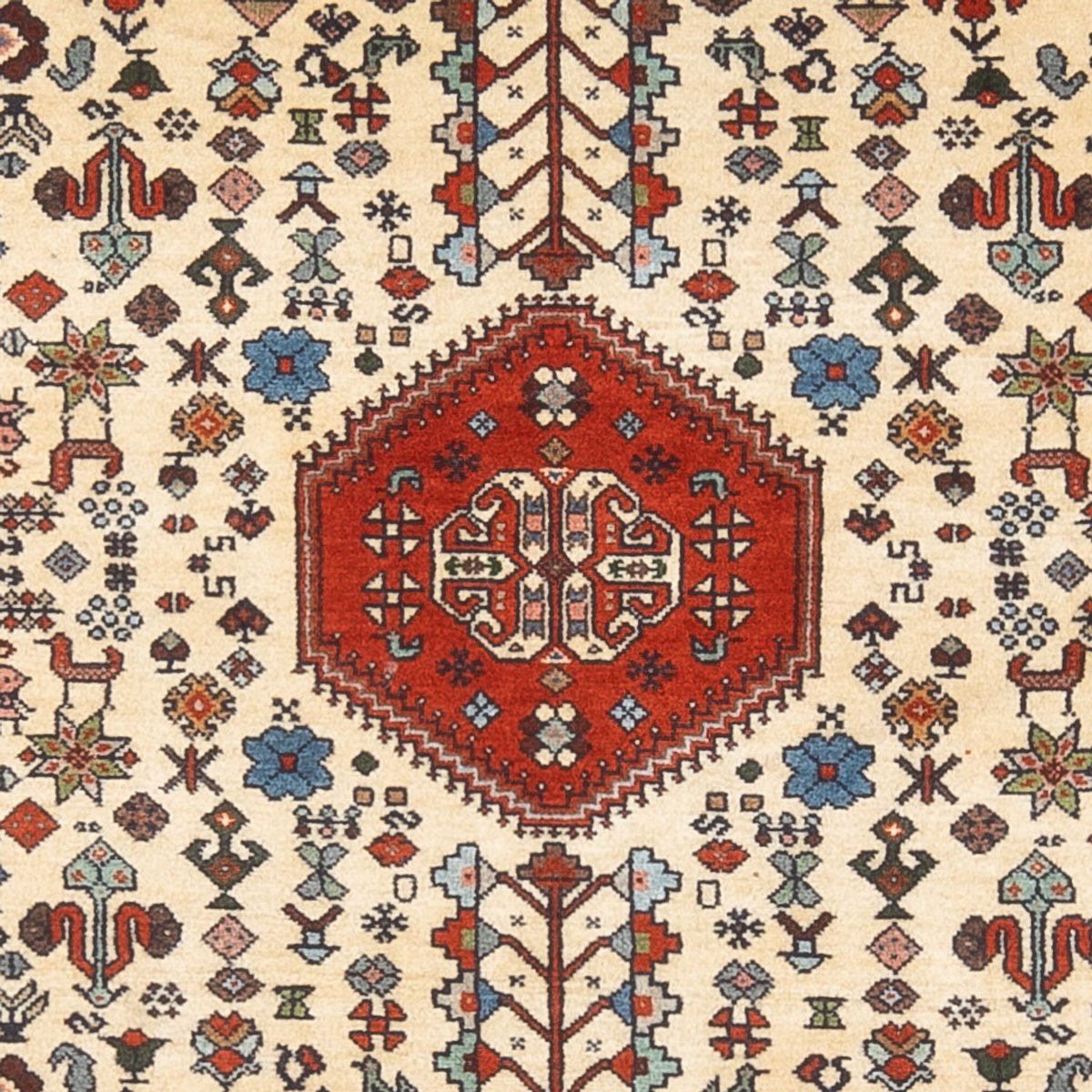 Perser Rug - Nomadic - 154 x 100 cm - cream