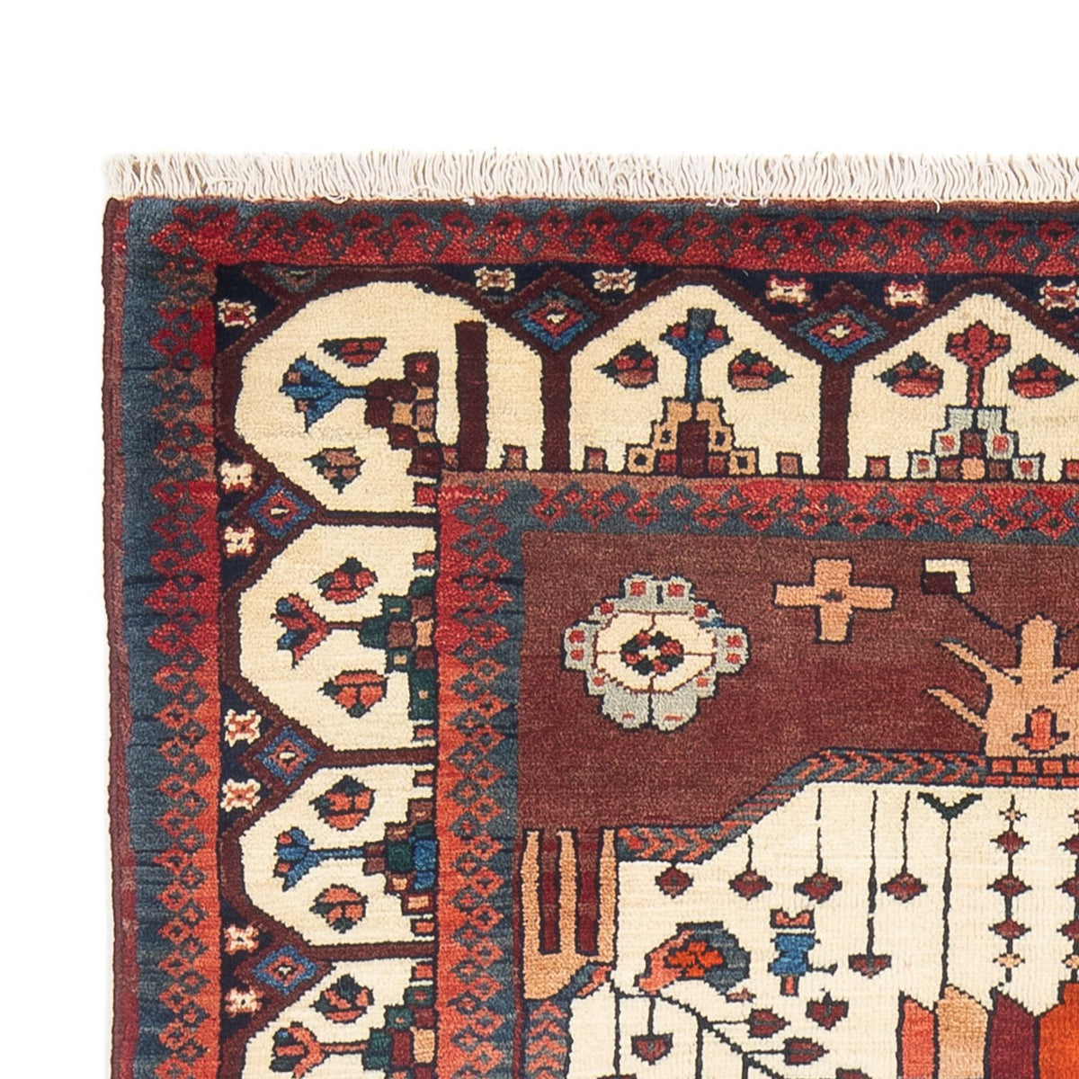 Perser Rug - Nomadic - 206 x 124 cm - cream