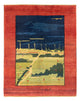 Gabbeh Persisch Teppich 180x140cm - Perserteppich Wollteppich