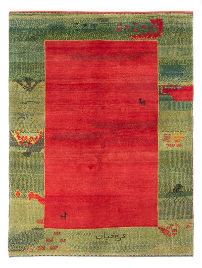 Persian Gabbeh Rug 152x198cm - Perserteppich Wollteppich