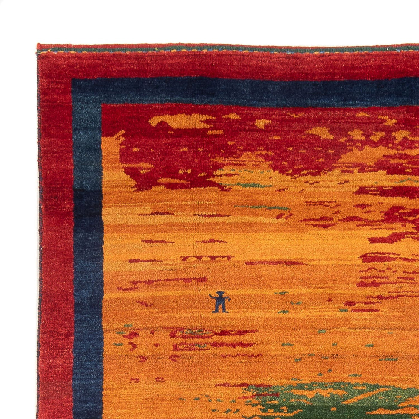 Gabbeh Persian Rug 238x198cm - Perserteppich Wollteppich