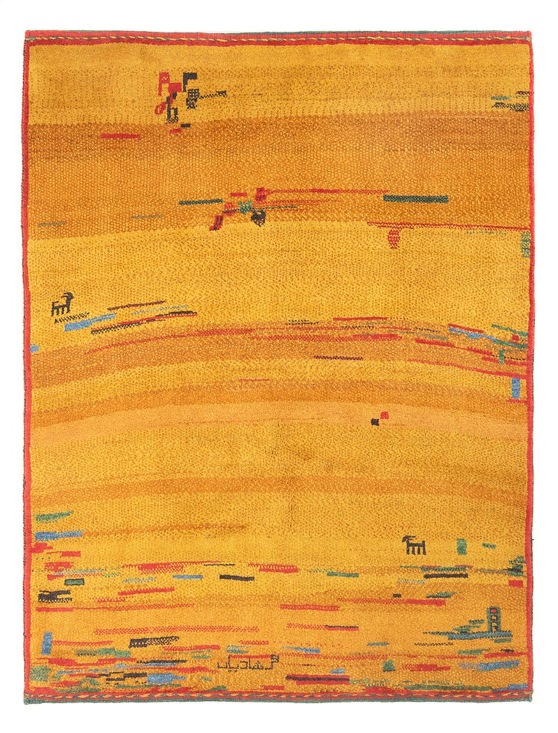 Gabbeh Teppich - Perser - 185 x 140 cm - mehrfarbig