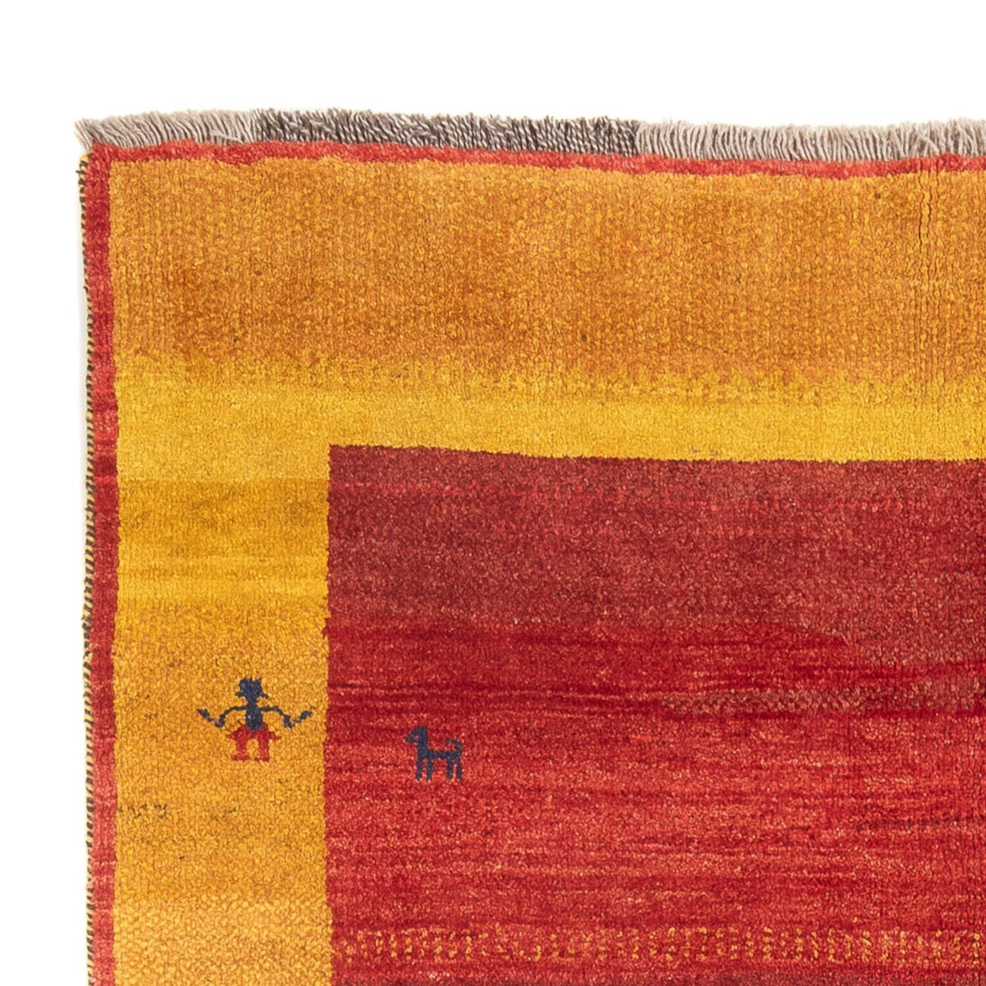 Persian Gabbeh Rug 200x155cm - Perserteppich Wollteppich