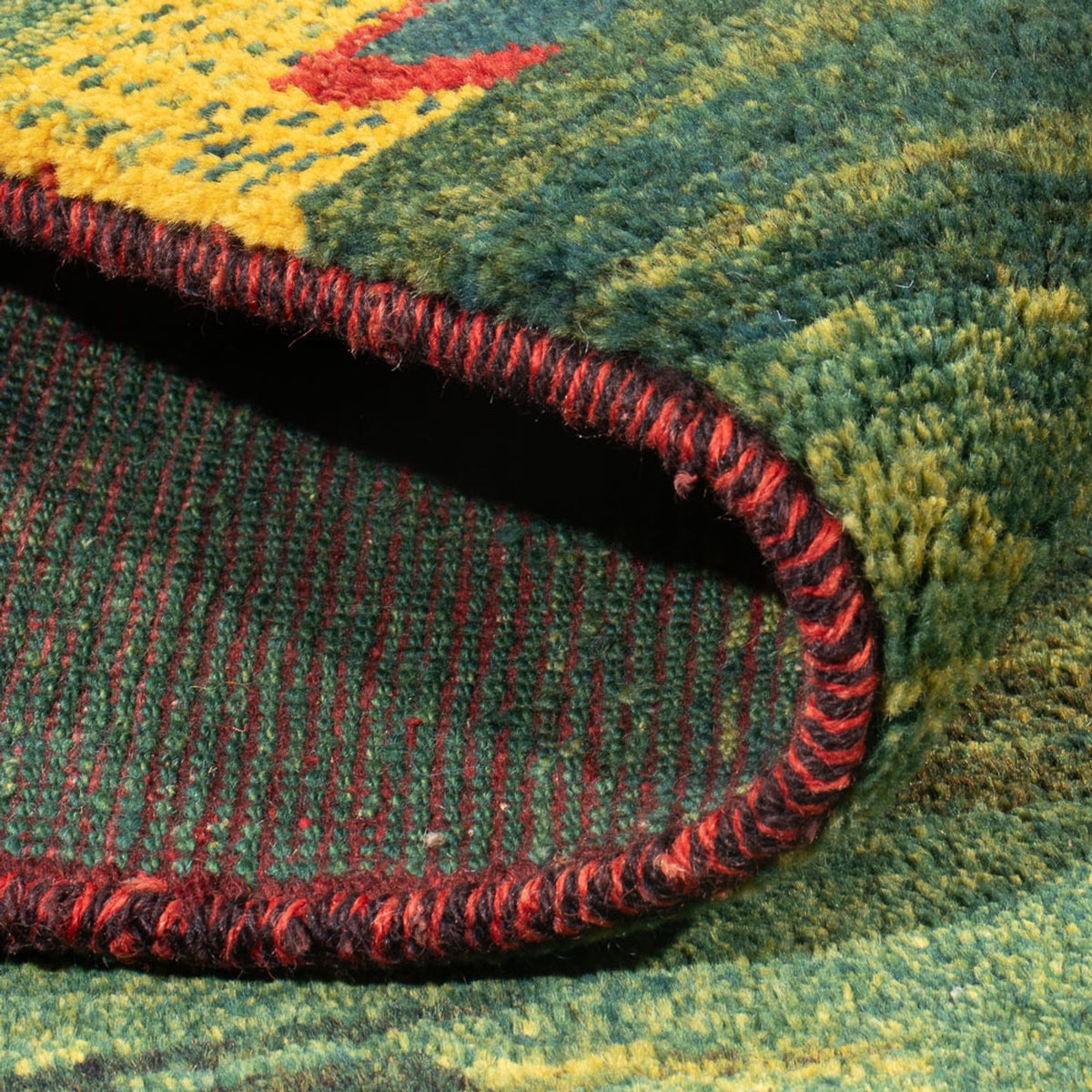 Gabbeh Rug - Perser - 183 x 146 cm - mint green