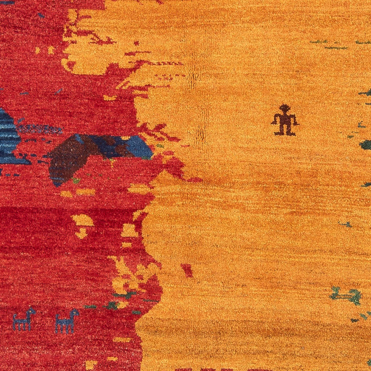 Gabbeh Rug - Perser - 218 x 170 cm - multicolored