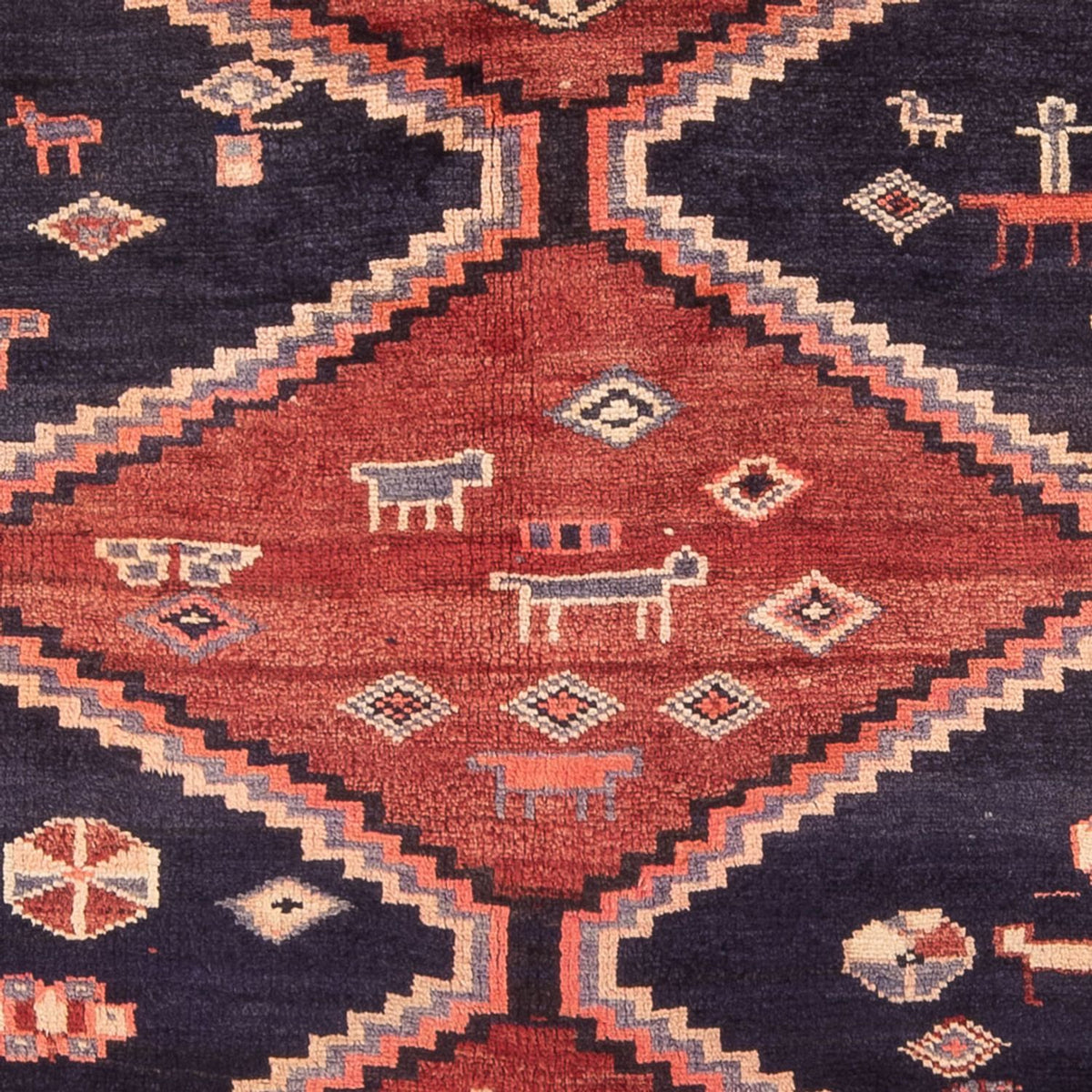 Perser Rug - Nomadic - Royal - 188 x 149 cm - dark blue