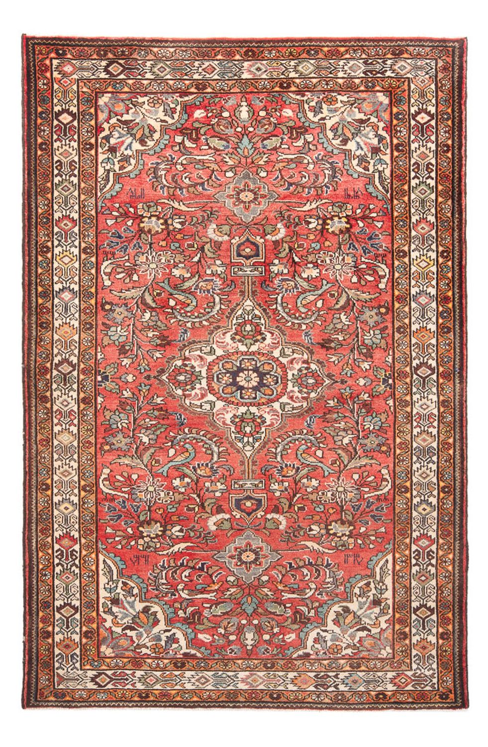 Perser Rug - Nomadic - Royal - 225 x 142 cm - red
