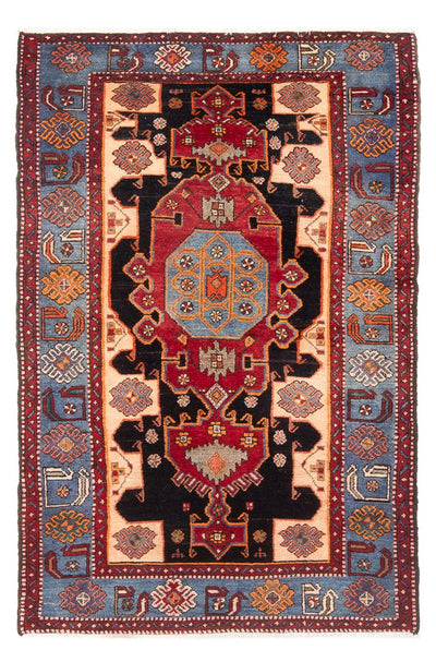 Hamadan Rug 125x203cm - Persian Rugs - dark blue