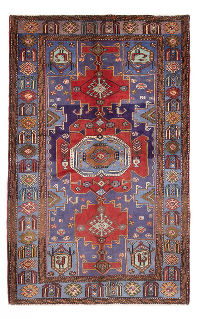 Hamadan Rug 143x223cm - Persian Rugs - blue
