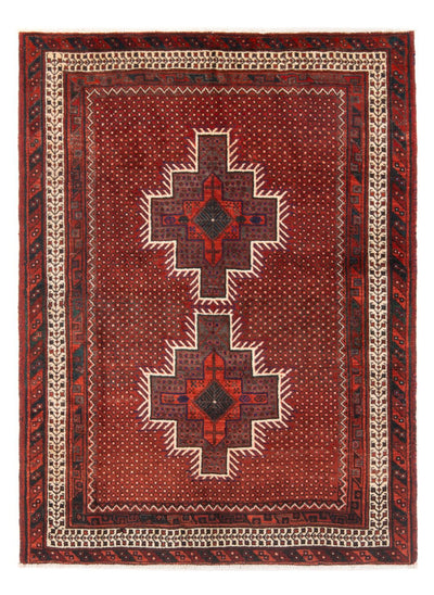 Hamadan Rug 131x186cm - Persian Rugs - red
