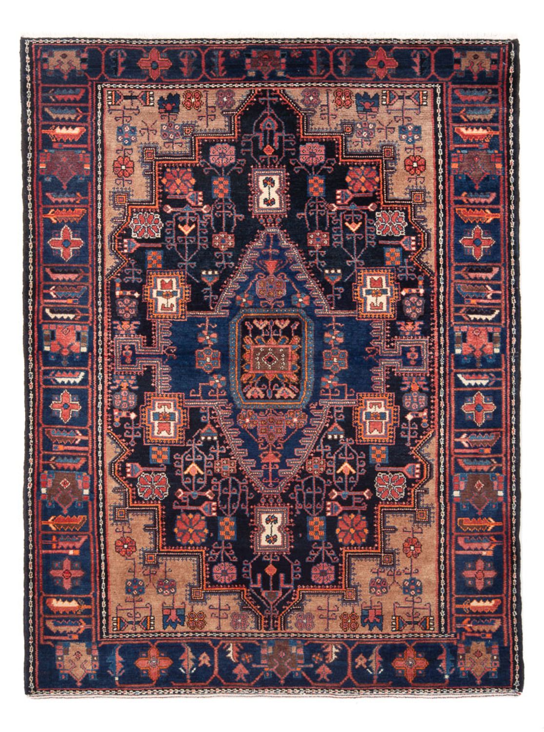 Perser Rug - Nomadic - 212 x 146 cm - dark blue