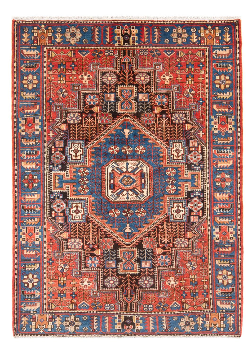 Perser Rug - Nomadic - 202 x 150 cm - blue