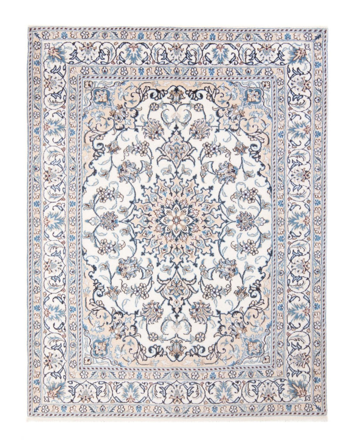 Perser Rug - Nain - Royal - 196 x 153 cm - cream