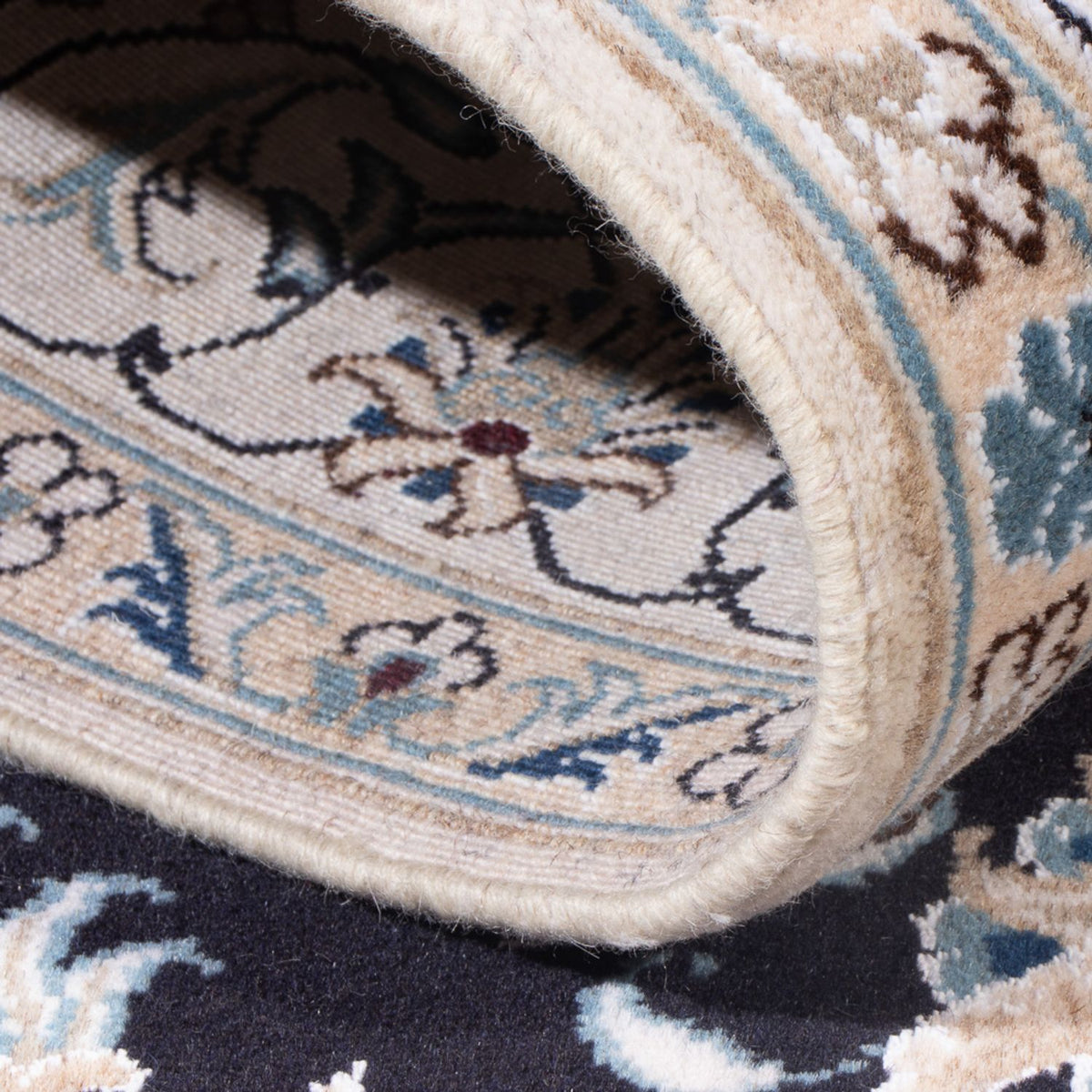 Perser Rug - Nain - Royal - 193 x 143 cm - dark blue