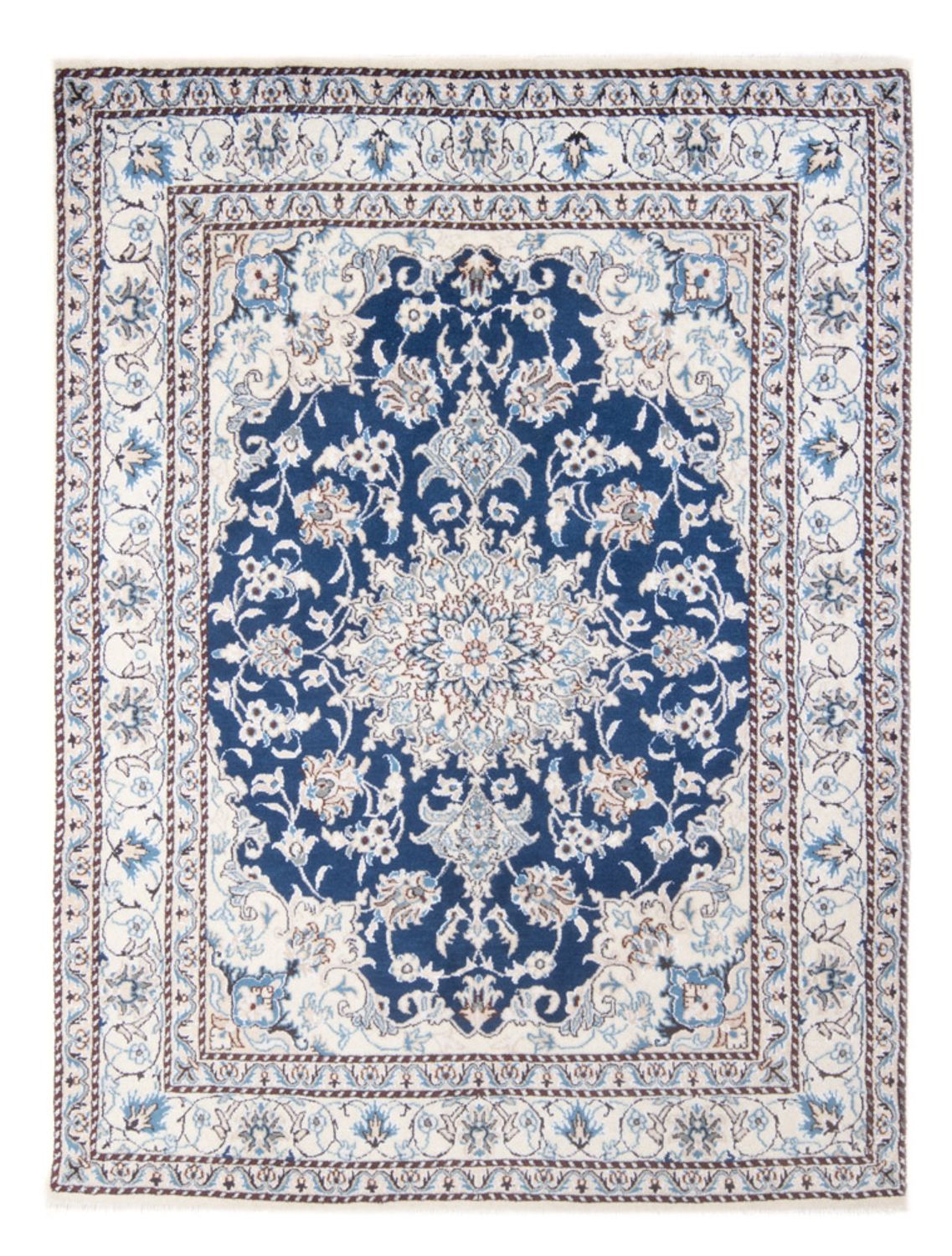 Perser Rug - Nain - Royal - 203 x 144 cm - blue