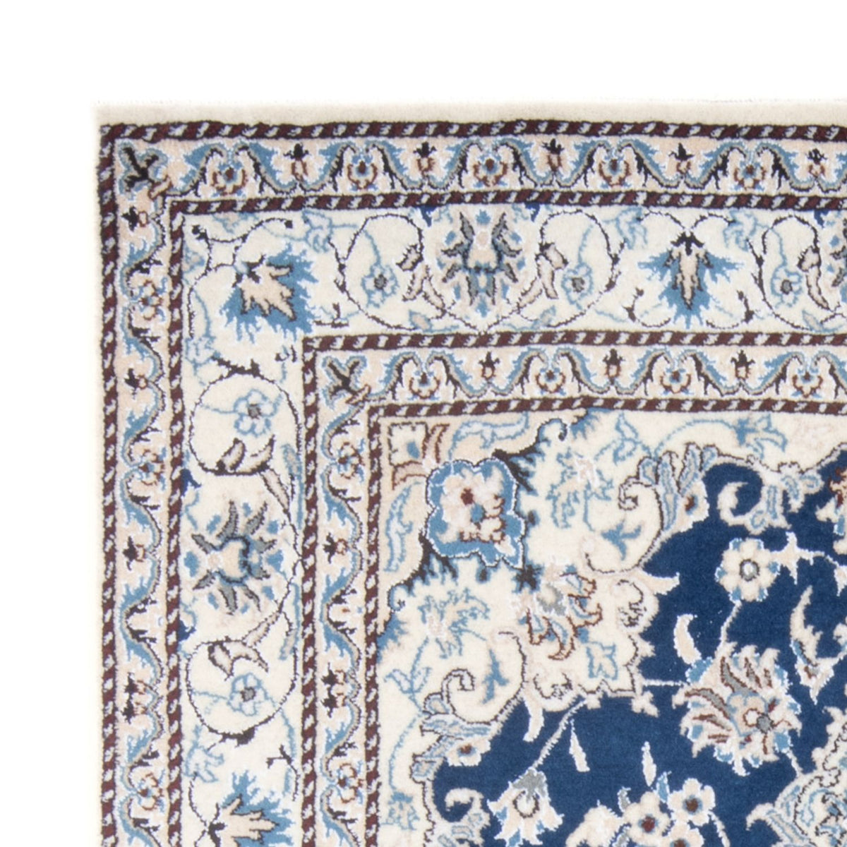 Perser Rug - Nain - Royal - 203 x 144 cm - blue