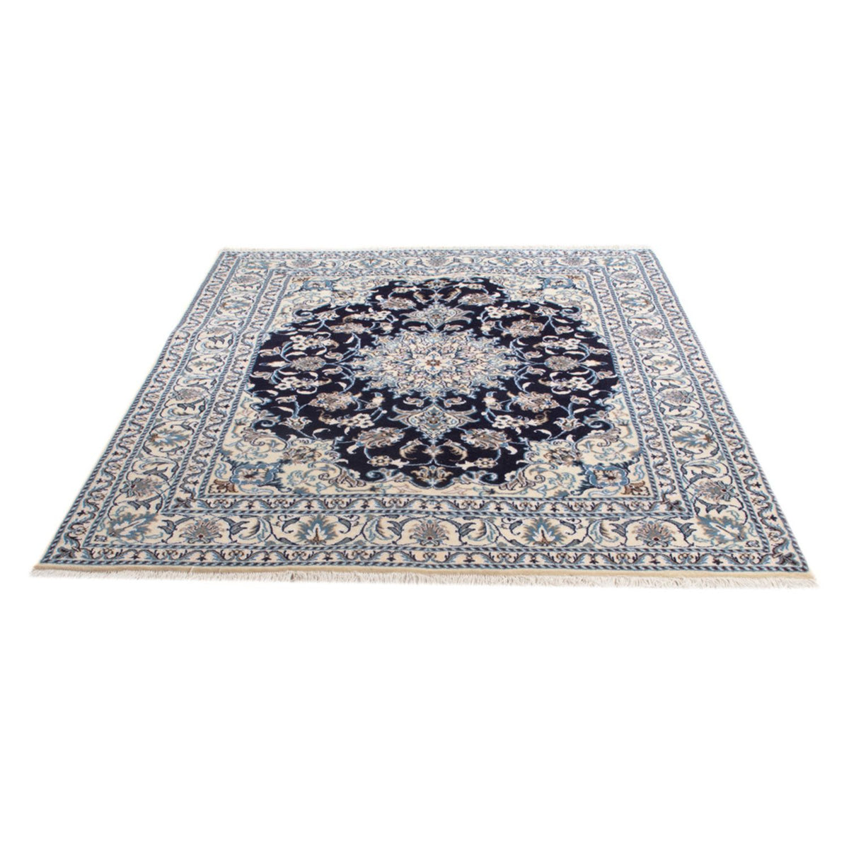 Perser Rug - Nain - Royal - 198 x 147 cm - dark blue