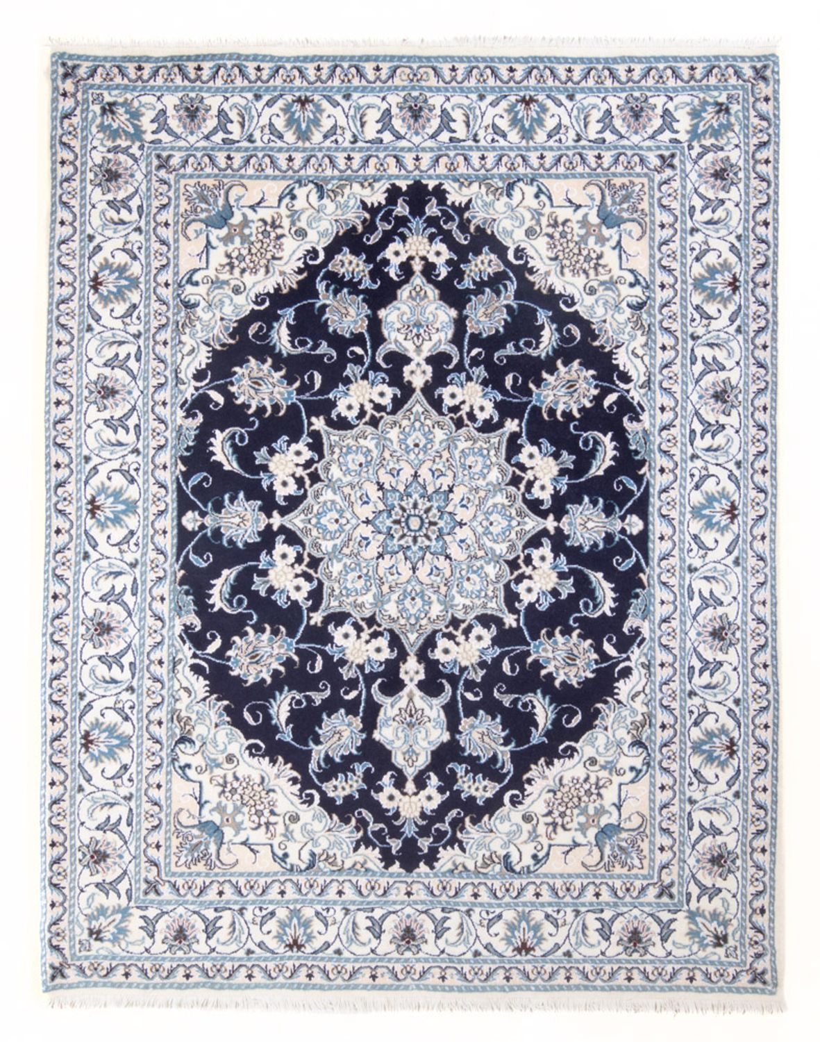 Perser Rug - Nain - Royal - 213 x 150 cm - dark blue