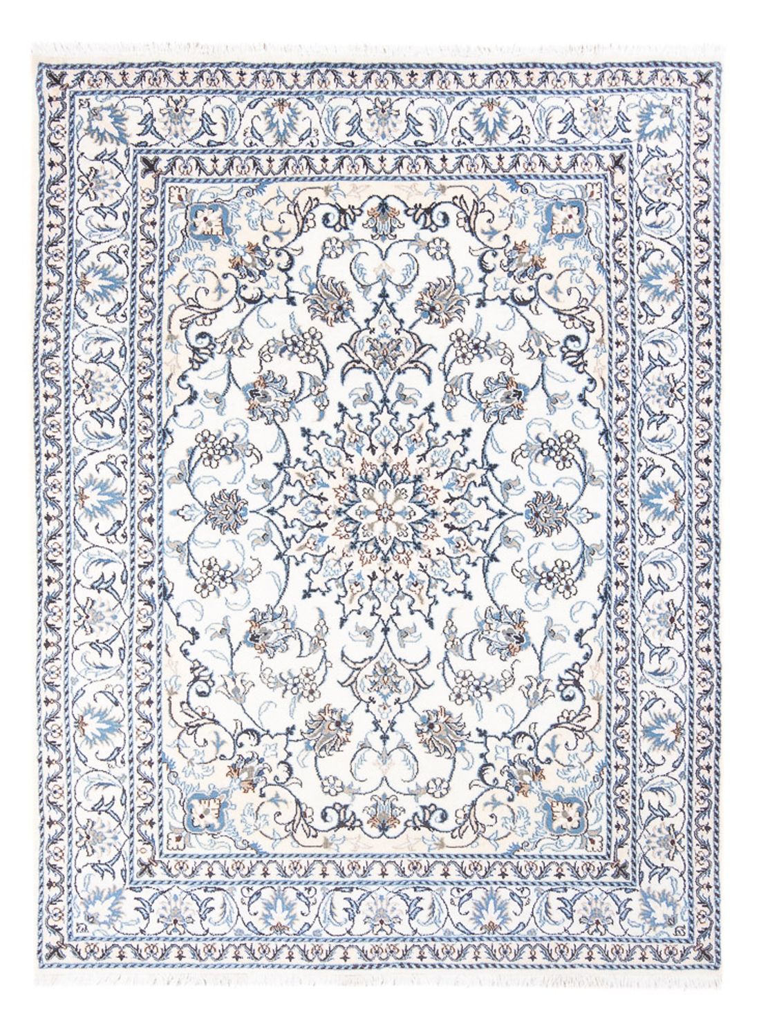 Perser Rug - Nain - Royal - 197 x 148 cm - cream
