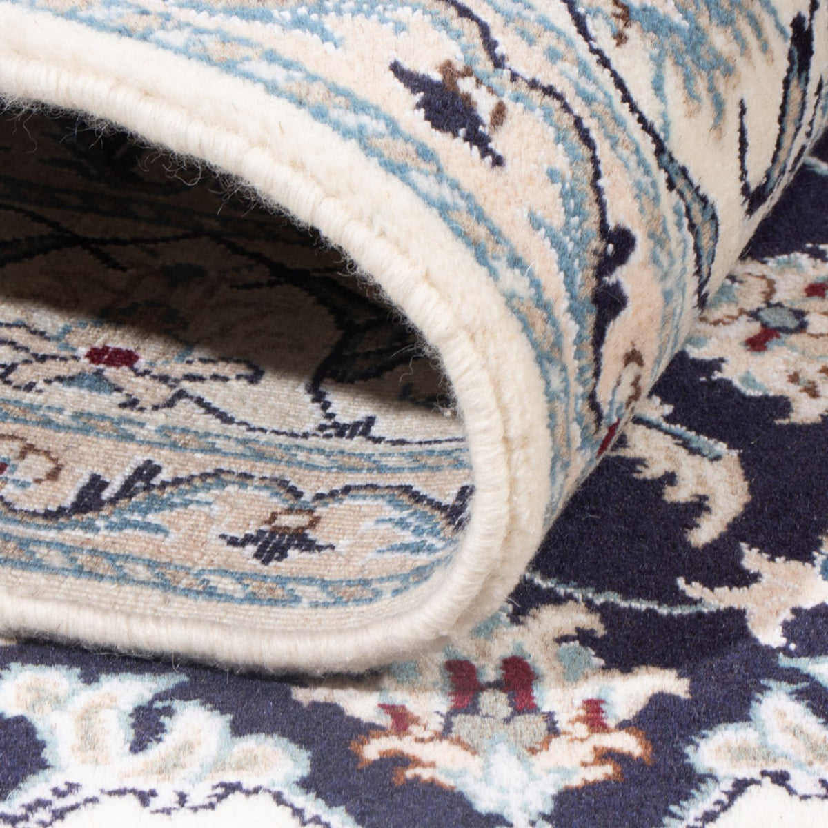 Perser Rug - Nain - Royal - 204 x 141 cm - dark blue