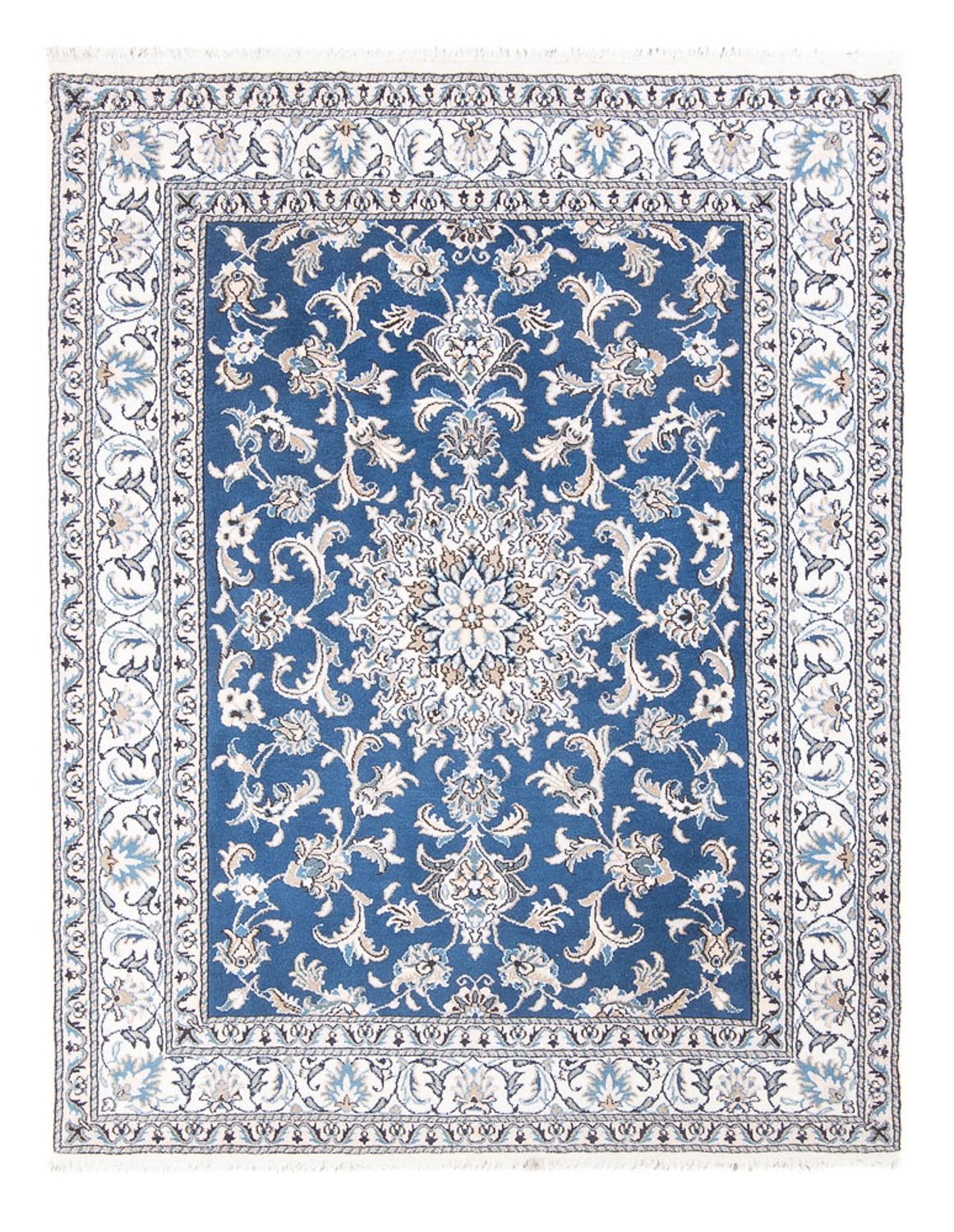 Perser Rug - Nain - Royal - 193 x 148 cm - blue