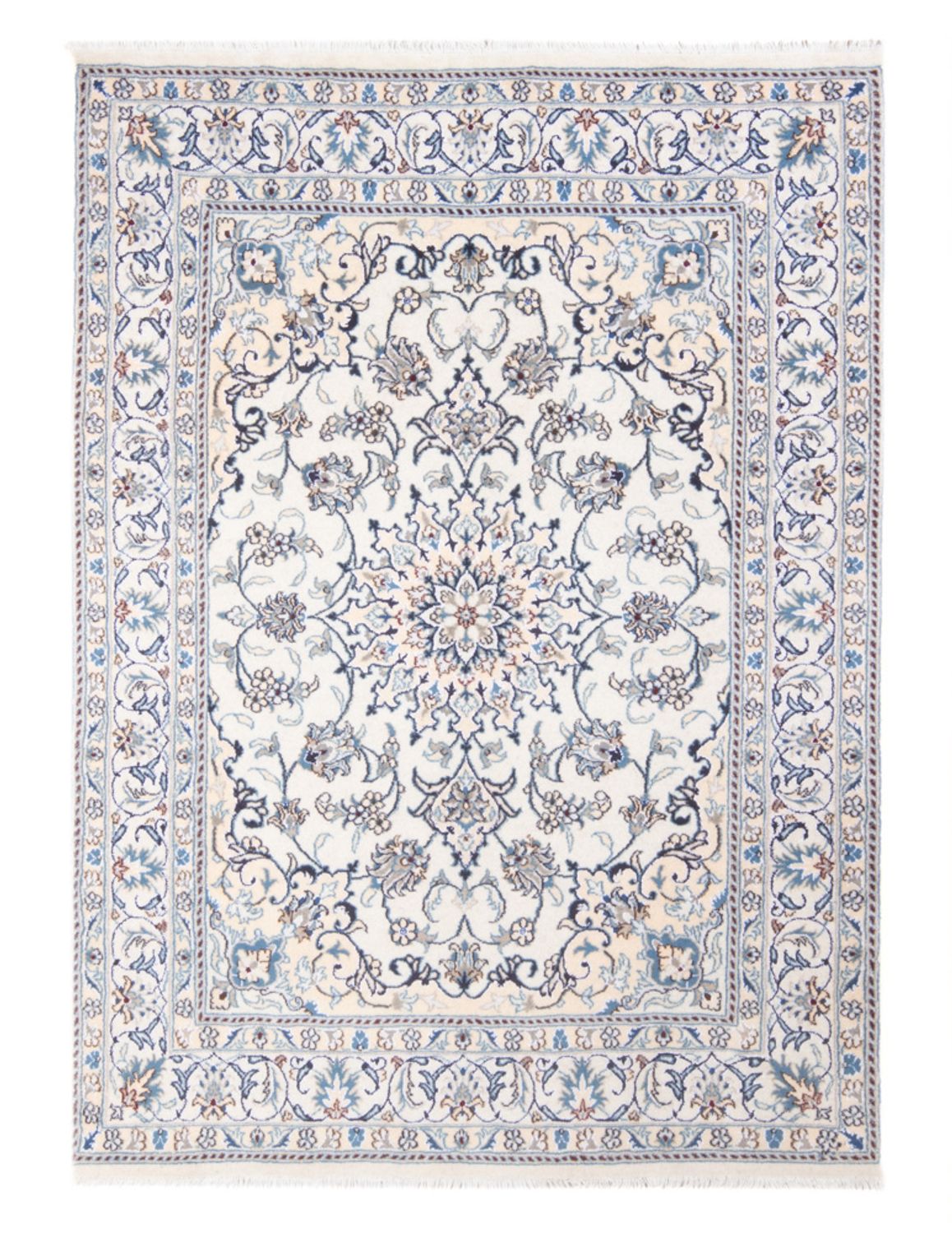 Perser Rug - Nain - Royal - 197 x 144 cm - cream