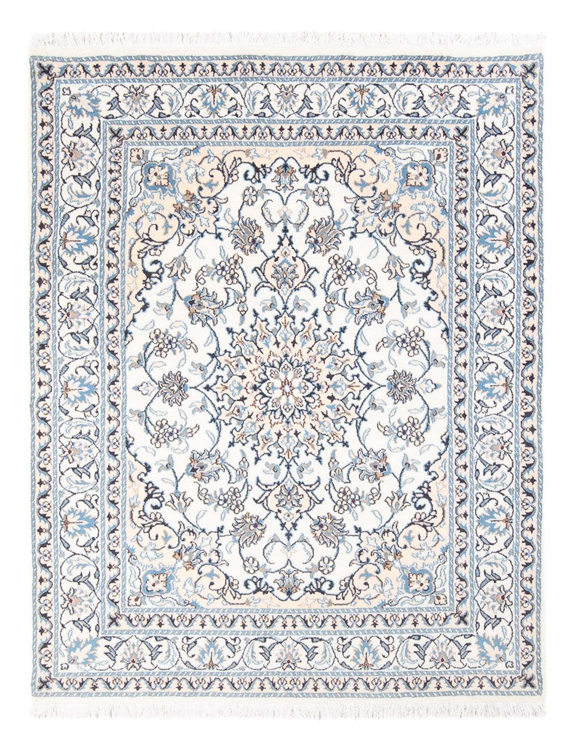 Perser Rug - Nain - Royal - 190 x 148 cm - cream