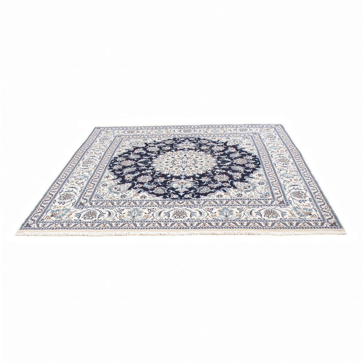 Perser Rug - Nain square  - 200 x 196 cm - dark blue