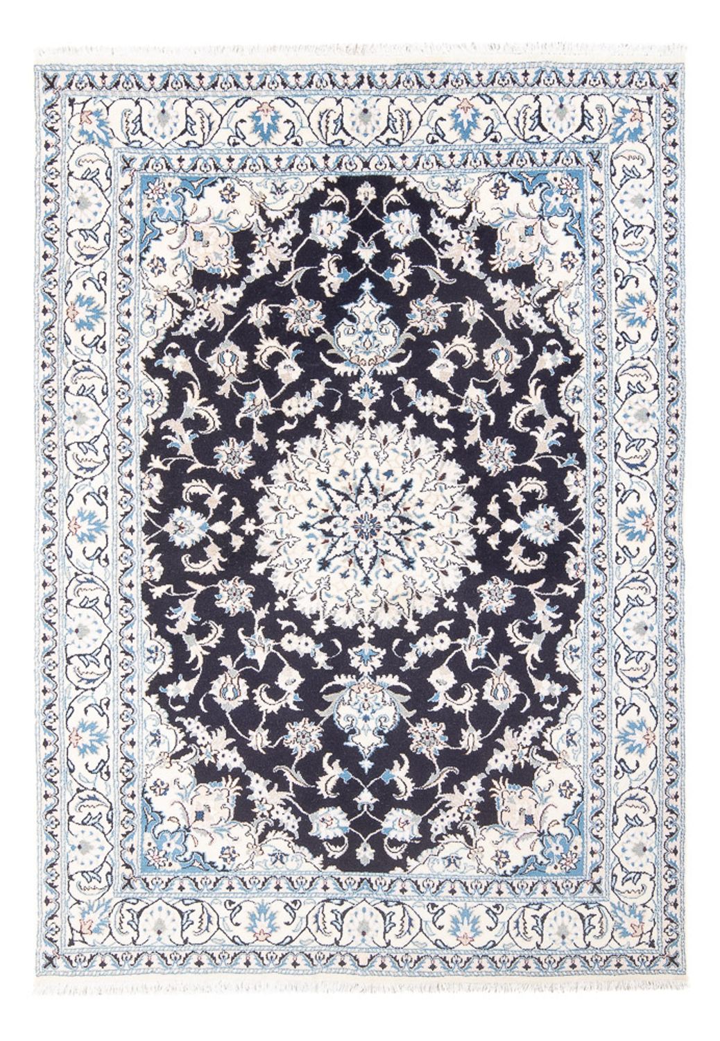 Perser Rug - Nain - 231 x 163 cm - dark blue